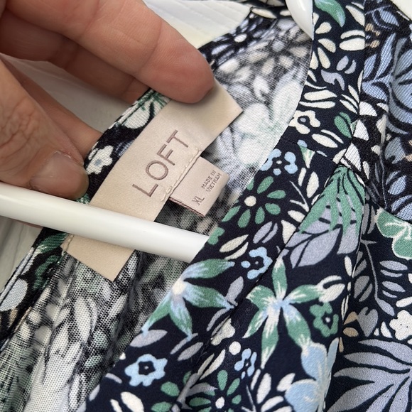 Loft mix-media top size XL - Picture 3 of 4